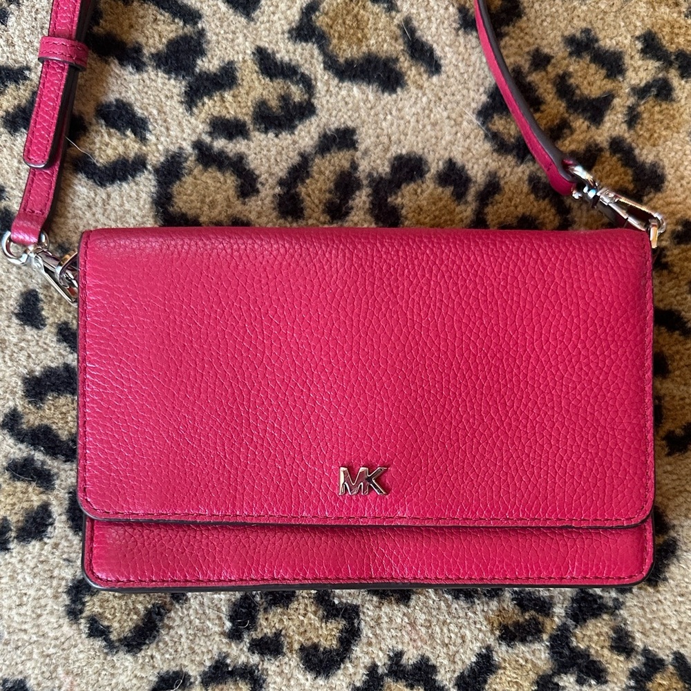 Michael Kors Cherry Red Crossbody Bag
